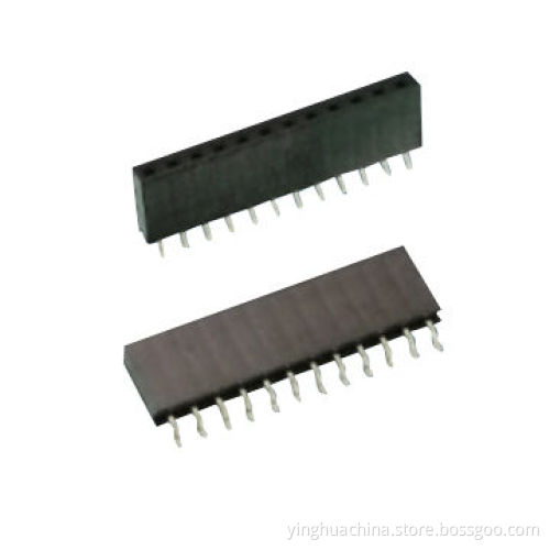 Female Header, 2.54mm Pitch, Horizontal SMT, Single- and Dual-row, Height of 8.5mm